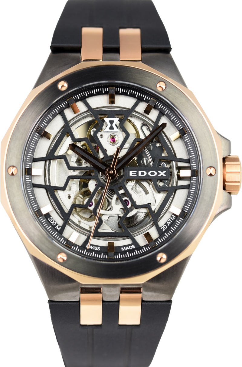 Edox Delfin Mecano 85303 357GR NRN (Pre-owned) - SeriousWatches.com