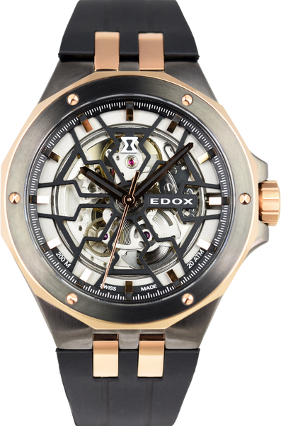 Edox Delfin Mecano 85303 357GR NRN (Pre-owned) - SeriousWatches.com