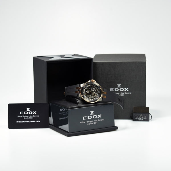 Edox Delfin Mecano 85303 357GR NRN (Pre-owned)