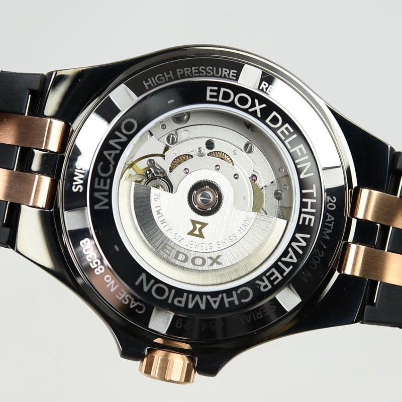 Edox Delfin Mecano 85303 357GR NRN (Pre-owned) - SeriousWatches.com