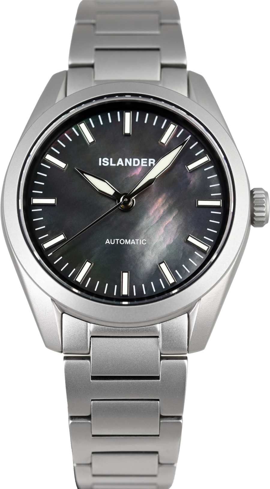 Islander Watch Thunderbolt Pilot Black Mother of Pearl Dial #ISL-322 (Pre-owned)