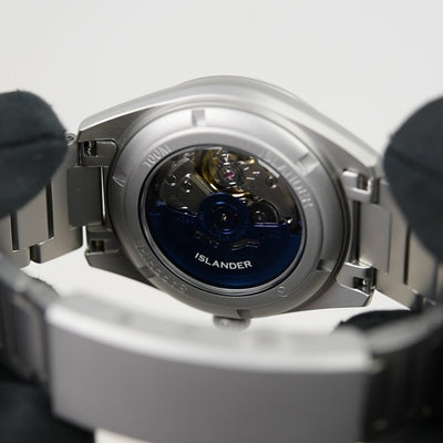 Islander Watch Thunderbolt Pilot Black Mother of Pearl Dial #ISL-322 (Pre-owned)