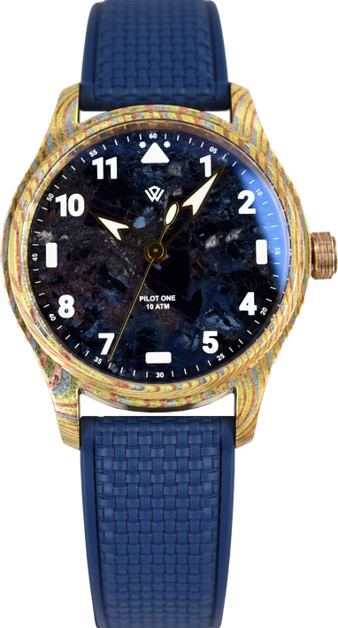 Wicked Watch Anniversary Flieger Mokume Gane Pietersite (Pre-owned)