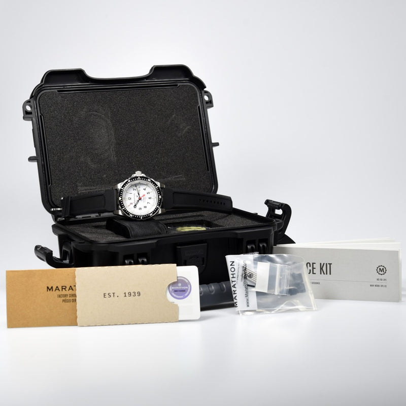Marathon 46mm Arctic Jumbo Day/Date Automatic Rubber JDD