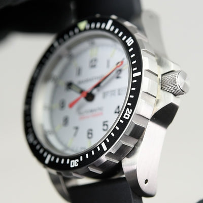 Marathon 46mm Arctic Jumbo Day/Date Automatic Rubber JDD WW194021SS (Pre-owned)