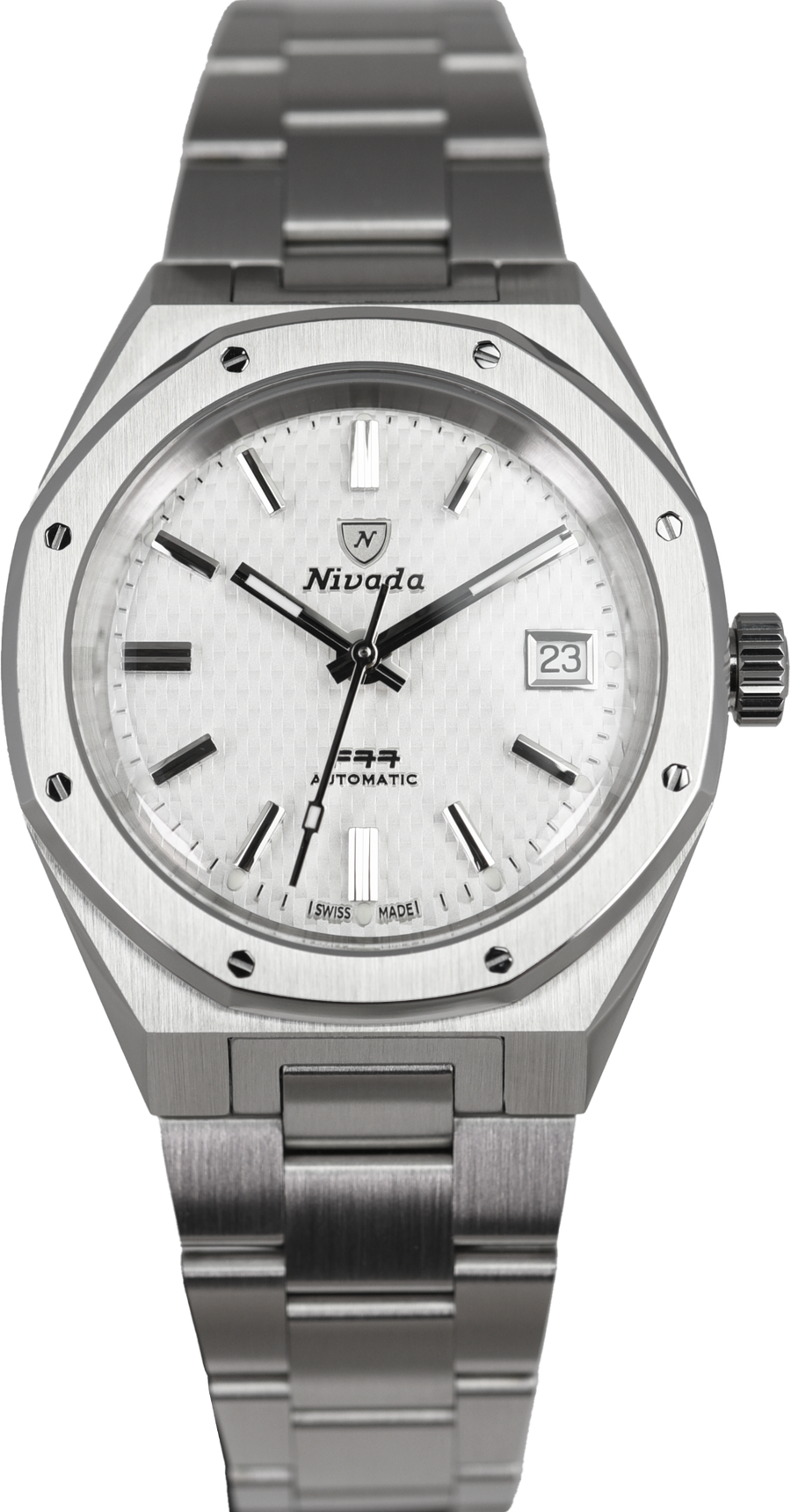 Nivada F77 SST White MK2 38mm 69014A77 (Pre-owned)