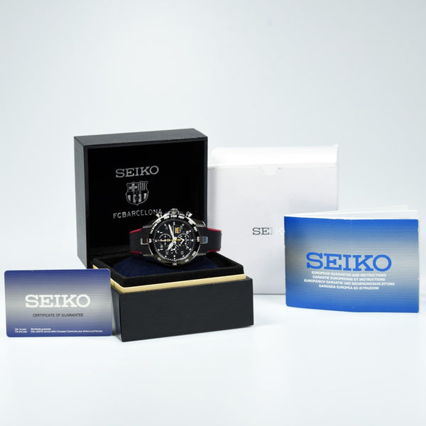 Seiko Sportura FC Barcelona SNAE93P1 (Pre-owned)