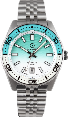 Islander Watch Northport Hi-Beat Automatic Seafoam Green and White