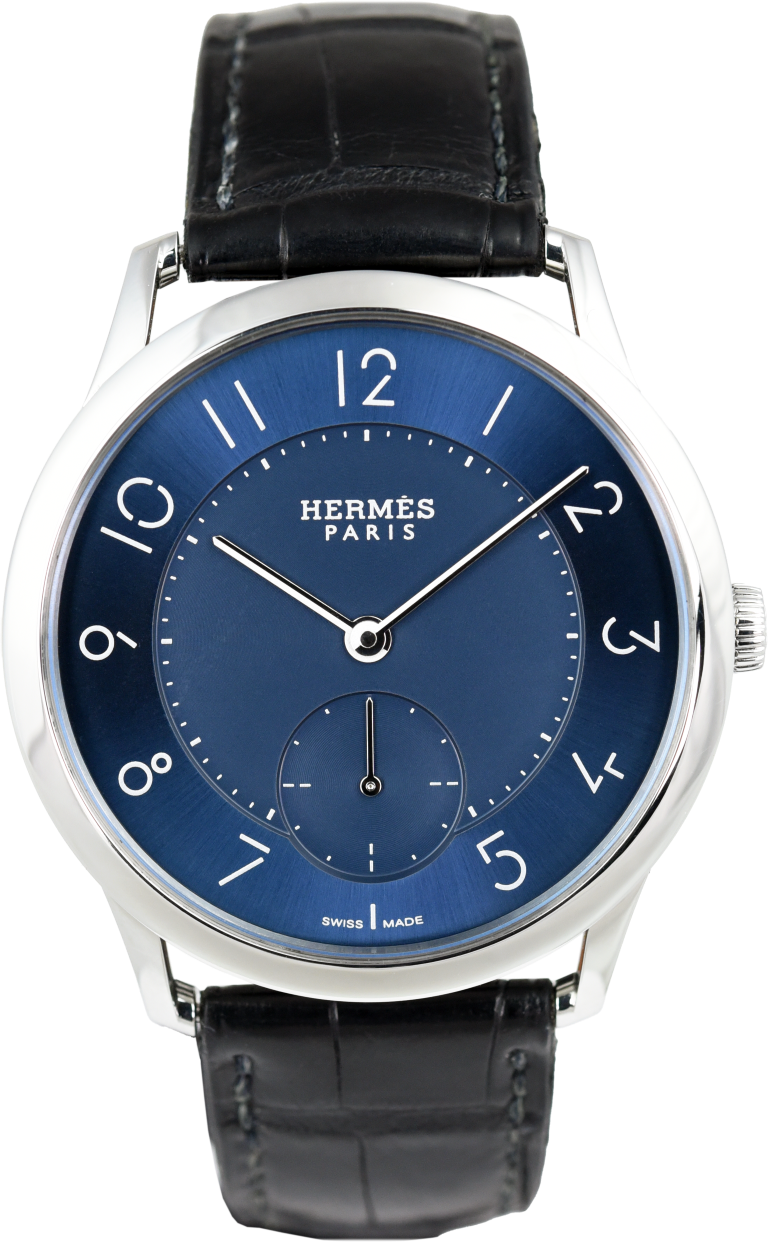 Hermes Slim d'Hermes Blue Dial (Pre-owned)