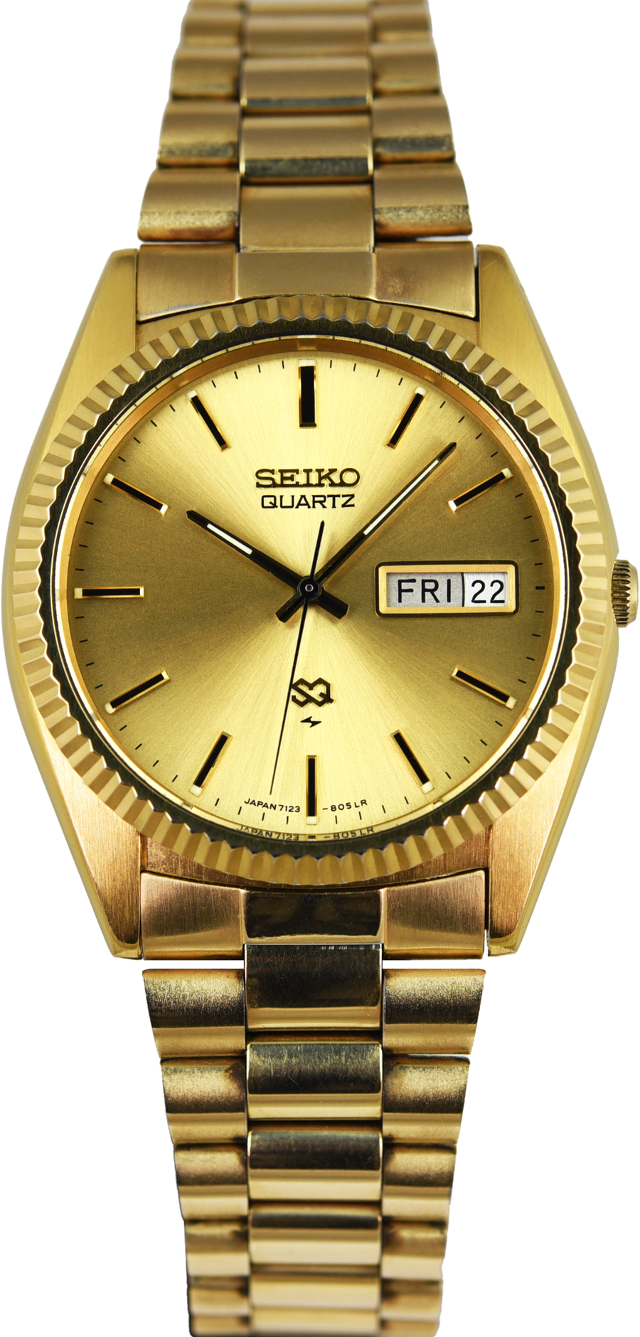 Seiko Day-Date Quartz 7123-8050 (Pre-owned)