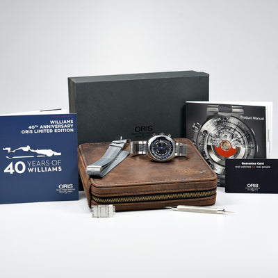 Oris Chronoris Williams 40th Anniversary Limited 01 673 7739 4084-Set MB (Pre-owned)
