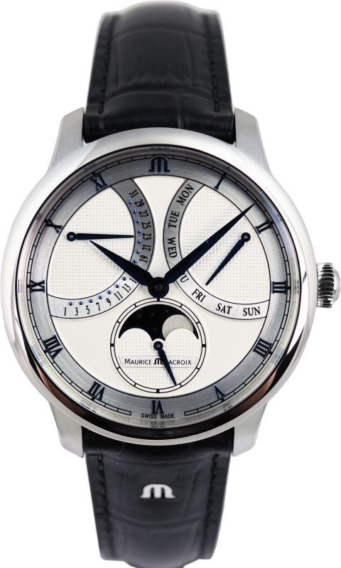 Maurice Lacroix Masterpiece Moonphase Retrograde MP6608-SS001-110-1 (Pre-owned)