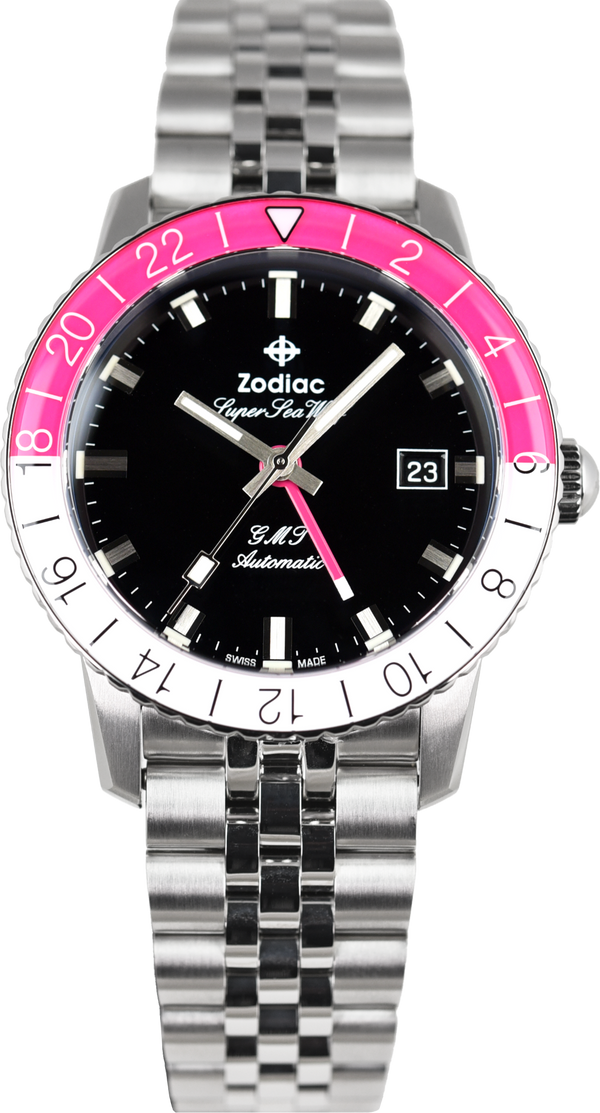 Zodiac Super Sea Wolf GMT ZO9416 (Pre-owned)