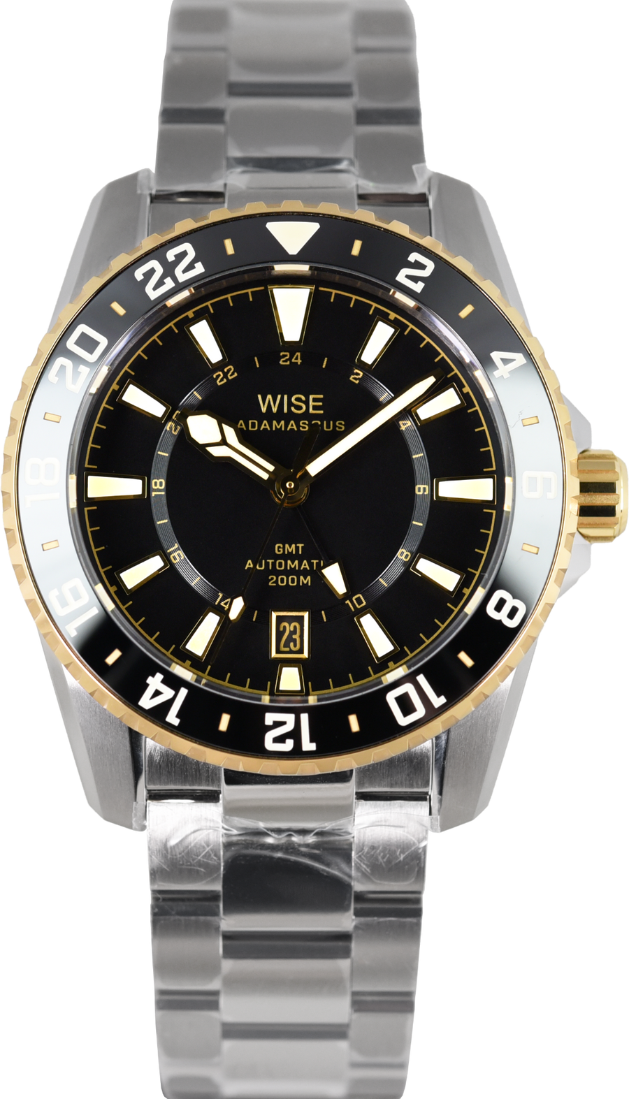 Wise Adamascus True GMT 18k Gold Cap ADX101YG (Pre-owned)