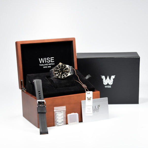 Wise Adamascus True GMT 18k Gold Cap ADX101YG (Pre-owned)