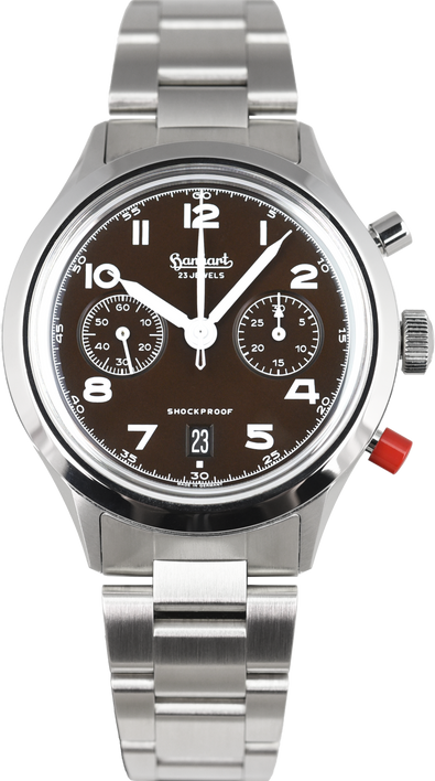 Hanhart 417 ES Mocha Flyback Date 42mm Limited Edition (Pre-owned)