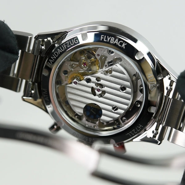 Hanhart 417 ES Mocha Flyback Date 42mm Limited Edition (Pre-owned)