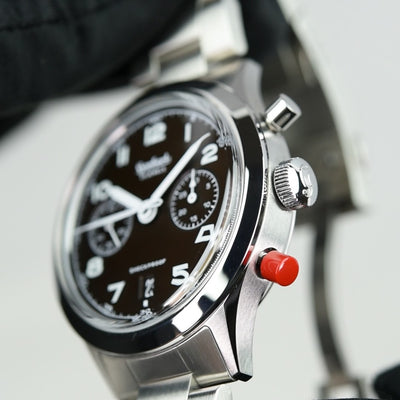 Hanhart 417 ES Mocha Flyback Date 42mm Limited Edition (Pre-owned)