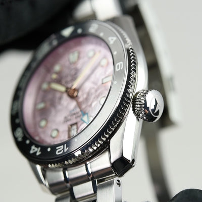 Islander Watch JFK Automatic GMT Cherry Blossom #ISL-337 (Pre-owned)