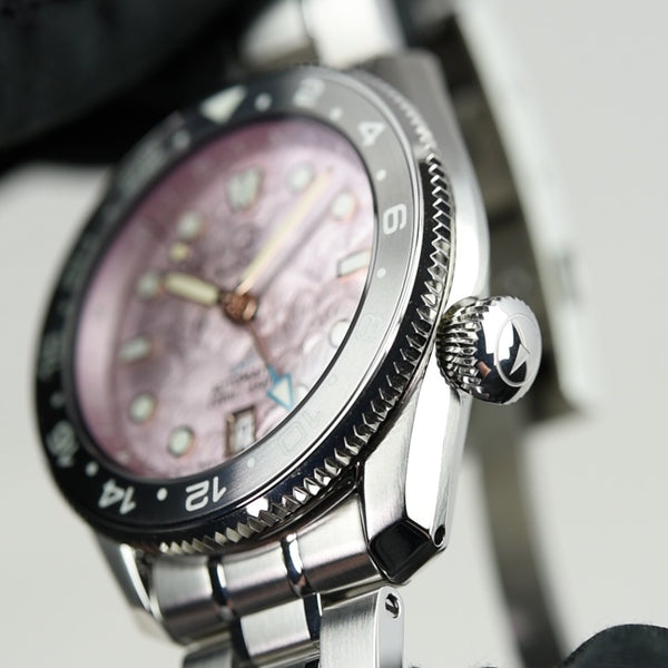 Islander Watch JFK Automatic GMT Cherry Blossom #ISL-337 (Pre-owned)