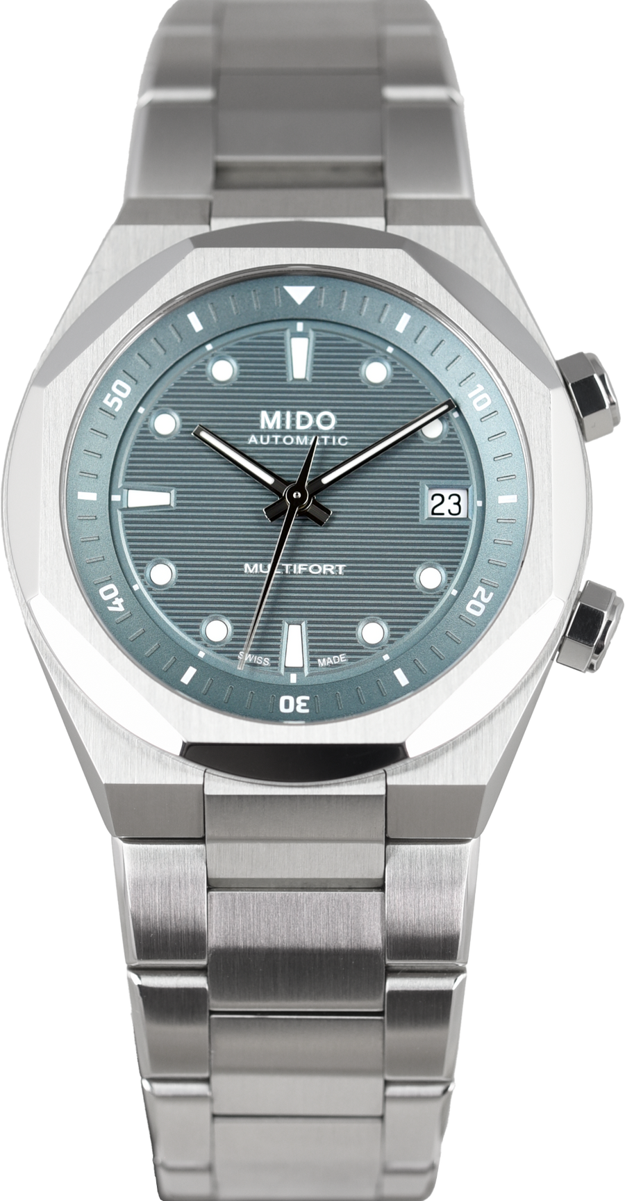 Mido Multifort 8 Two Crown M047.507.11.081.00 (Pre-owned)