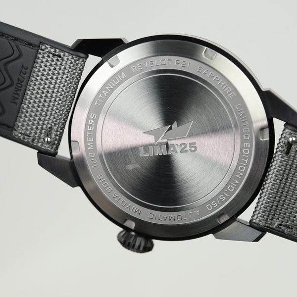 Revelot LIMA Flieger White Lume Grade 5 Titanium DLC (Pre-owned)