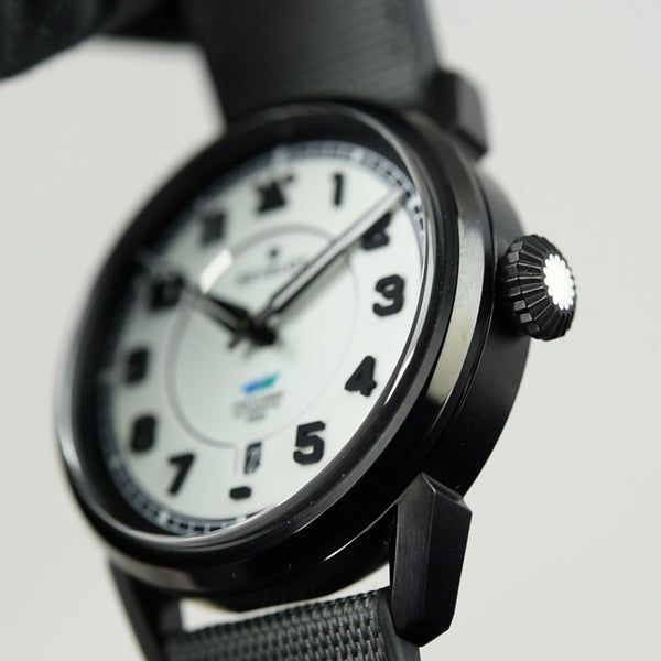 Revelot LIMA Flieger White Lume Grade 5 Titanium DLC (Pre-owned)