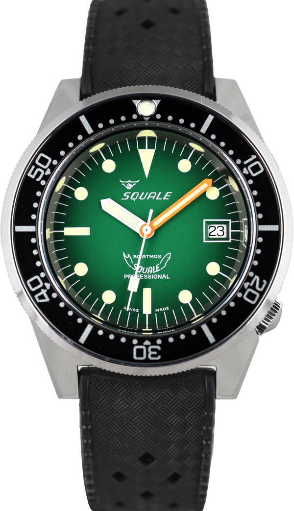 Squale 50 Atmos Green 1521 1521PROFGR.HT (Pre-owned)