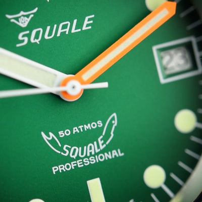Squale 50 Atmos Green 1521 1521PROFGR.HT (Pre-owned)