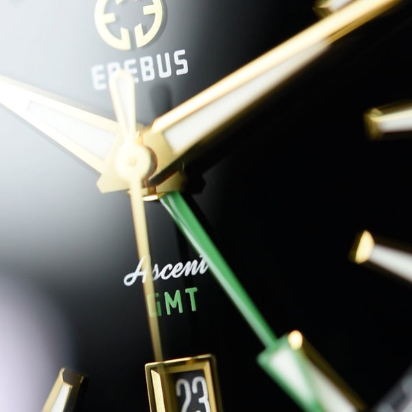 ⁠Erebus Ascent GMT Black Gilt (Pre-owned)