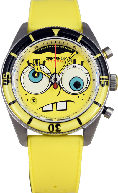 Spinnaker Fleuss Chronograph SpongeBob SquarePants Eyedial SP-5154-01 Limited Edition (Pre-owned)
