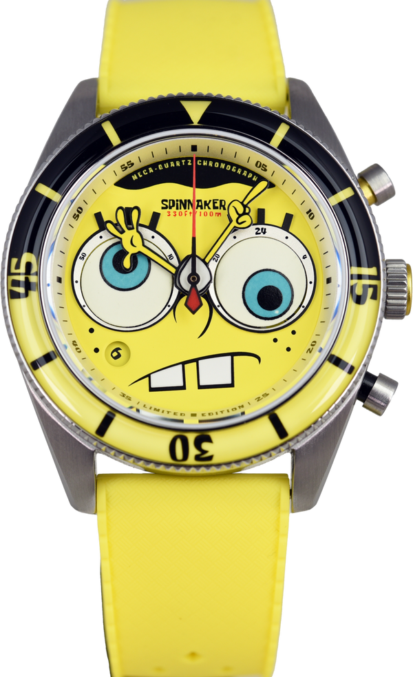 Spinnaker Fleuss Chronograph SpongeBob SquarePants Eyedial SP-5154-01 Limited Edition (Pre-owned)