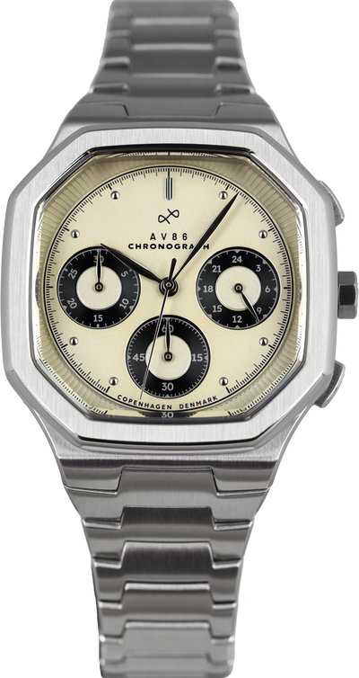 AV86 1904 Chrono Steel / Off White & Black (Pre-owned)