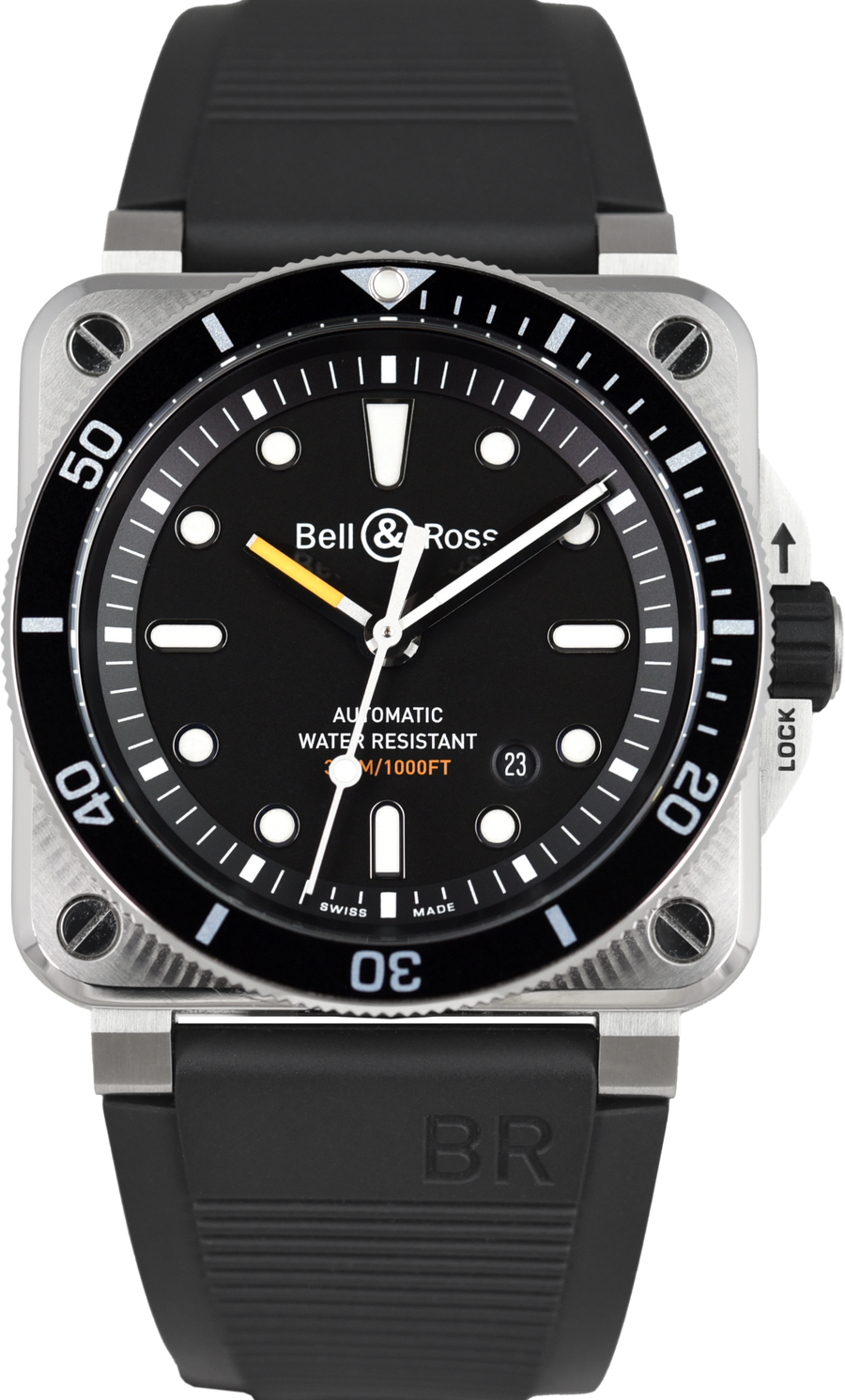 Bell & Ross BR 03-92 Diver Black Steel BR0392-D-BL-ST/SRB (Pre-owned)