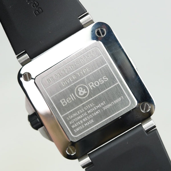 Bell & Ross BR 03-92 Diver Black Steel BR0392-D-BL-ST/SRB (Pre-owned)