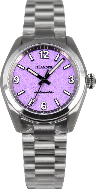 Islander Watch Brookville Calligraphy Edition Lavender Parchment #ISL-321 (Pre-owned)