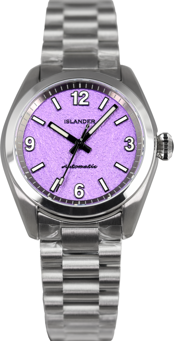 Islander Watch Brookville Calligraphy Edition Lavender Parchment #ISL-321 (Pre-owned)