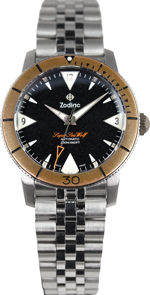 Zodiac Bronze Super Sea Wolf ZO9216 Huckberry Limited Edition (Pre-owned)