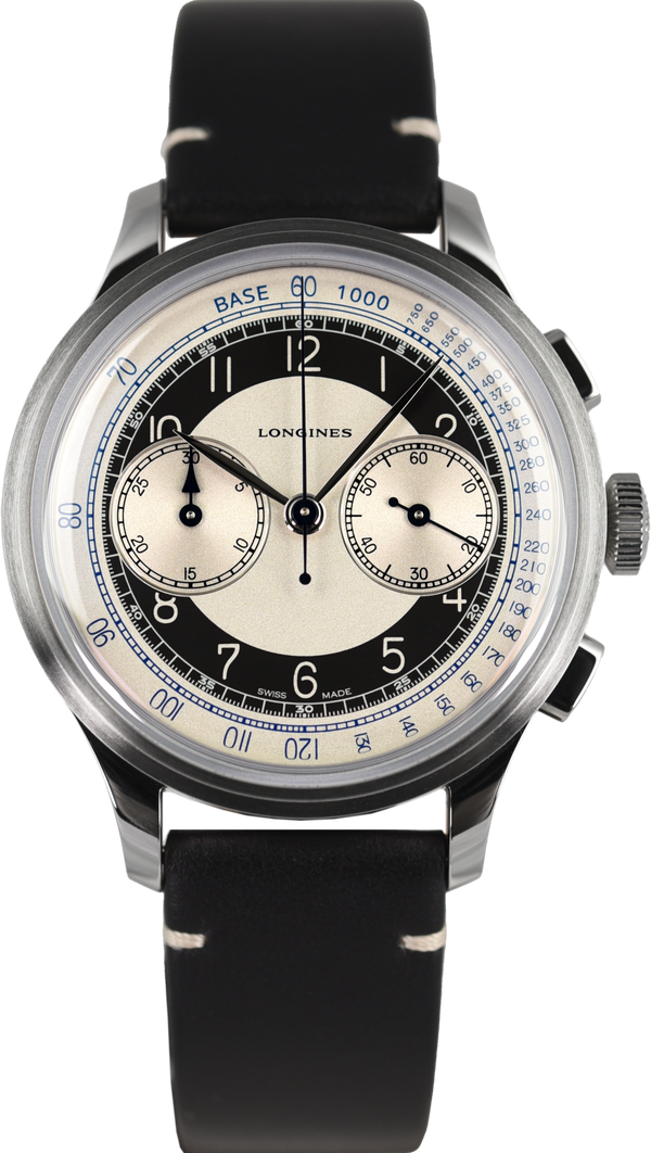 Longines Heritage Classic Chronograph Tuxedo L2.830.4.93.0 (Pre-owned)