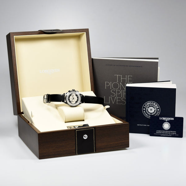 Longines Heritage Classic Chronograph Tuxedo L2.830.4.93.0 (Pre-owned)