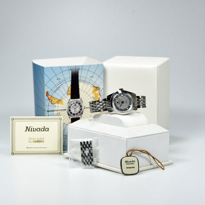 Nivada Grenchen Antarctic Glacier 35mm 35020M04 (Pre-owned)