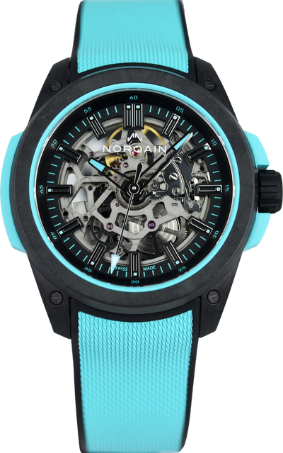 Norqain Wild ONE Skeleton Turquoise N3000.07Q27.B07 (Pre-owned)