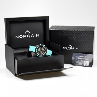 Norqain Wild ONE Skeleton Turquoise N3000.07Q27.B07 (Pre-owned)