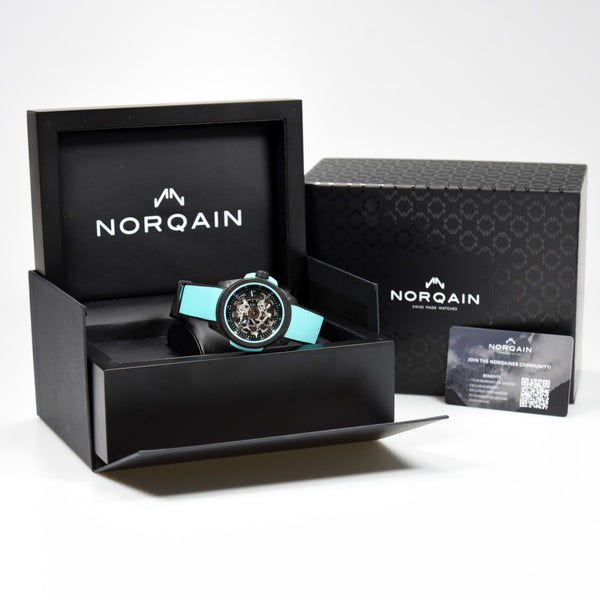 Norqain Wild ONE Skeleton Turquoise N3000.07Q27.B07 (Pre-owned)