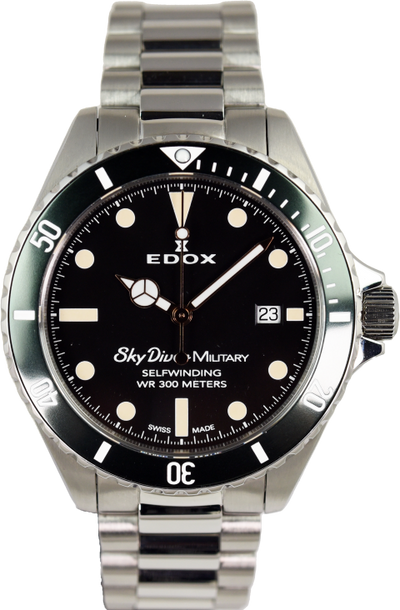 Edox skydiver store military limited edition