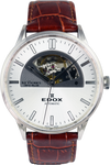 Edox Les Vauberts Open Heart 85006 3 AIN (Pre-owned)