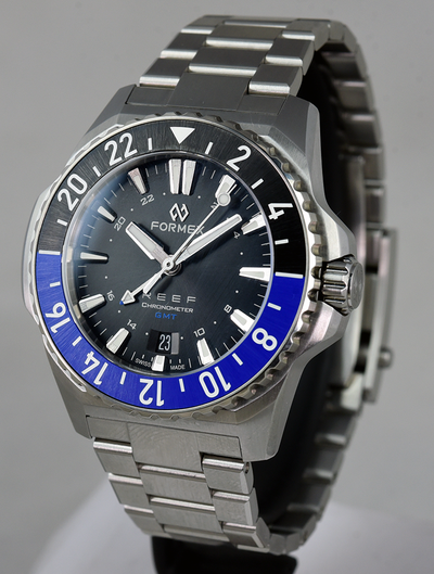 Formex REEF GMT Black and Blue Bicolor Ceramic Bezel (Pre-owned)