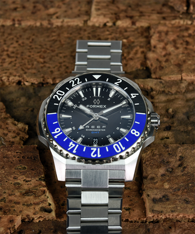 Formex REEF GMT Black and Blue Bicolor Ceramic Bezel (Pre-owned)