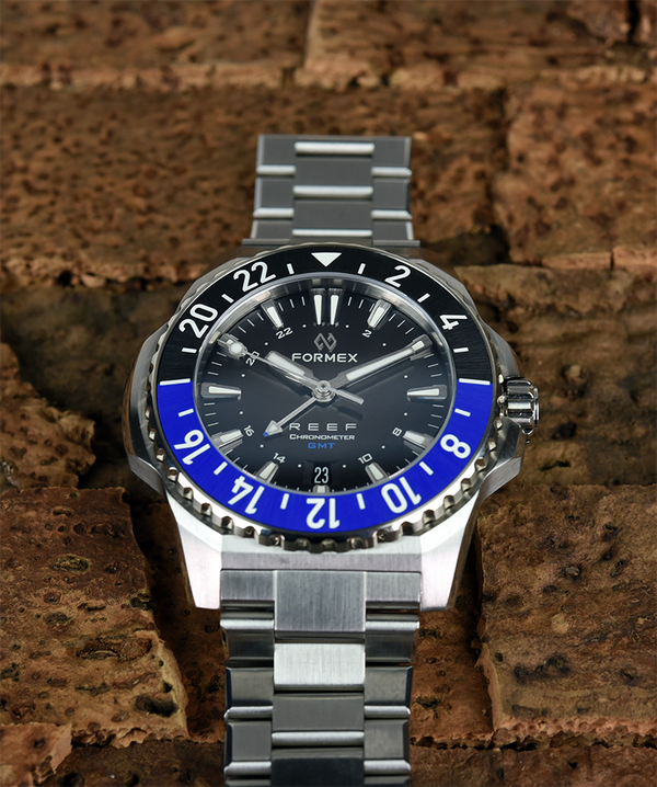 Formex REEF GMT Black and Blue Bicolor Ceramic Bezel (Pre-owned)