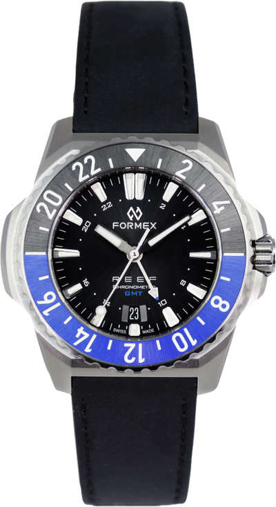 Formex REEF GMT Black and Blue Bicolor Ceramic Bezel (Pre-owned)